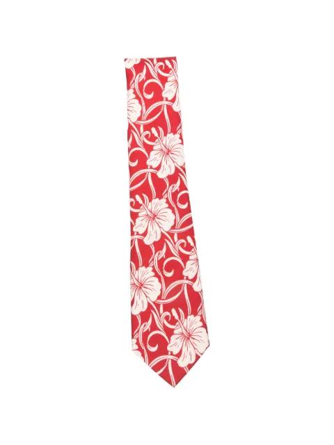 floral-print tie by DROLE DE MONSIEUR