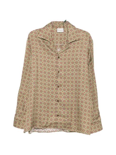 geometric-pattern shirt by DROLE DE MONSIEUR