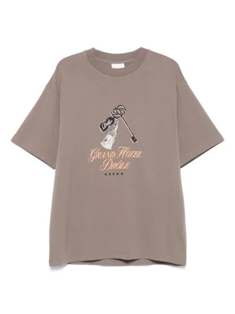 graphic-print T-shirt by DROLE DE MONSIEUR
