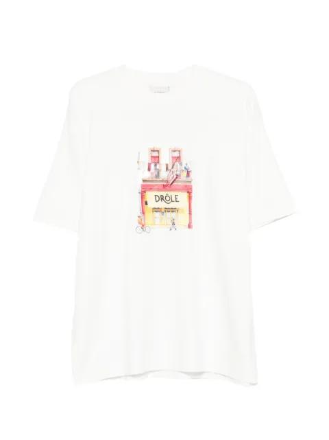 graphic print t-shirt by DROLE DE MONSIEUR