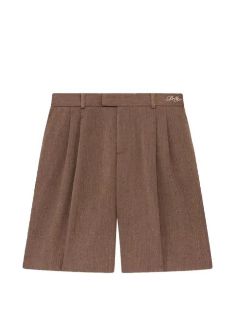 herringbone-pattern shorts by DROLE DE MONSIEUR