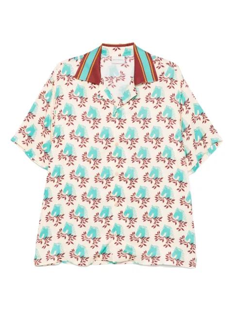 horse-head print shirt by DROLE DE MONSIEUR