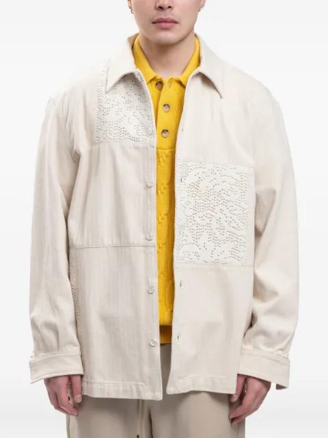 patchwork shirt by DROLE DE MONSIEUR