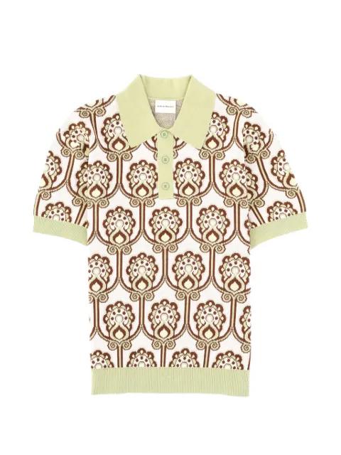 patterned polo shirt by DROLE DE MONSIEUR