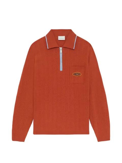 pocket-detail cotton polo shirt by DROLE DE MONSIEUR