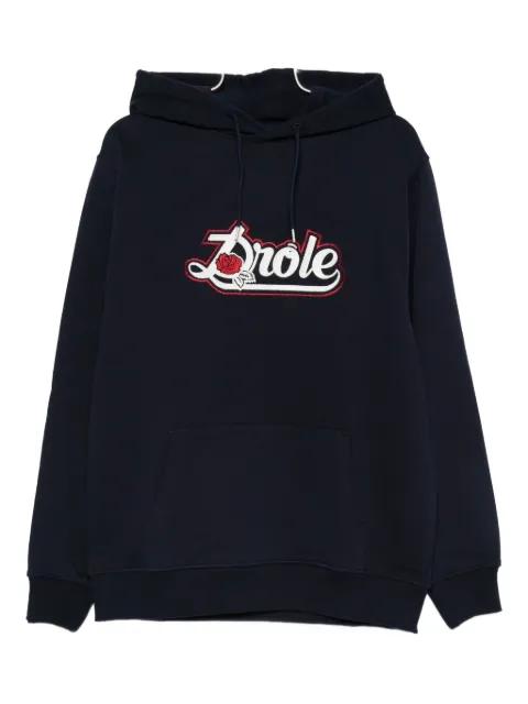 rose logo hoodie by DROLE DE MONSIEUR