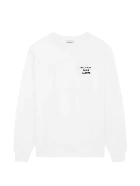 slogan crew-neck sweatshirt by DROLE DE MONSIEUR