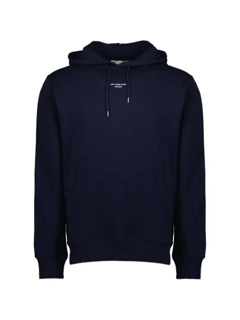 slogan-detail hoodie by DROLE DE MONSIEUR