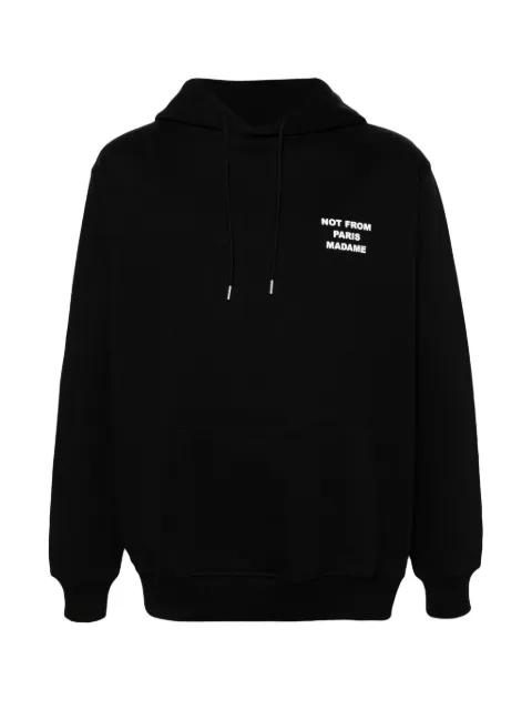 slogan hoodie by DROLE DE MONSIEUR