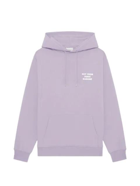 slogan hoodie by DROLE DE MONSIEUR
