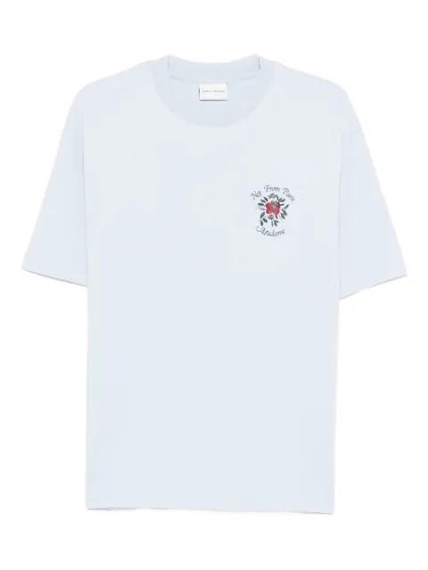 slogan-print T-shirt by DROLE DE MONSIEUR