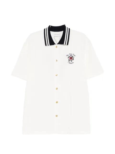 striped-collar shirt by DROLE DE MONSIEUR