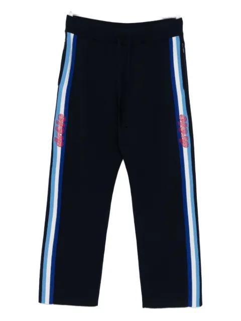 striped track pants by DROLE DE MONSIEUR