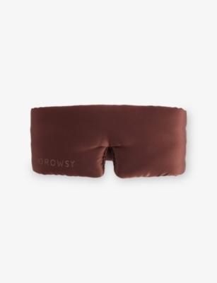 Logo-Embroidered Padded Silk Sleep Mask by DROWSY SLEEP CO
