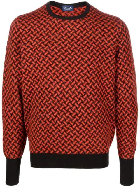 Razor Blade patterned jumper by DRUMOHR