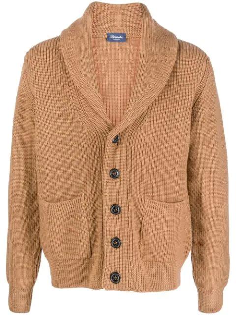 Steve McQueen merino cardigan by DRUMOHR