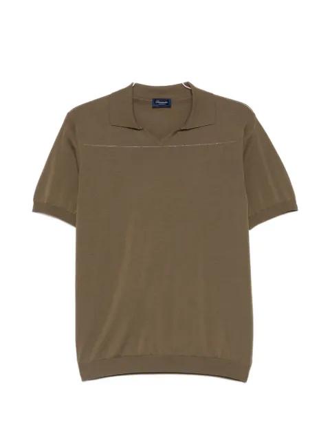 V-neck short-sleeve T-shirt by DRUMOHR