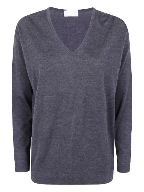 V-neck wool sweater by DRUMOHR