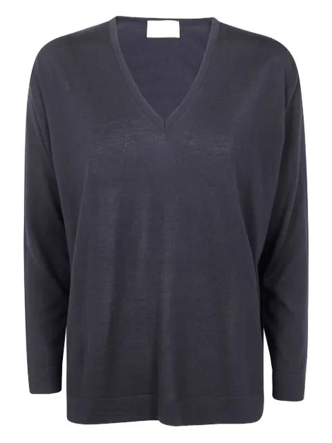 V-neck wool sweater by DRUMOHR