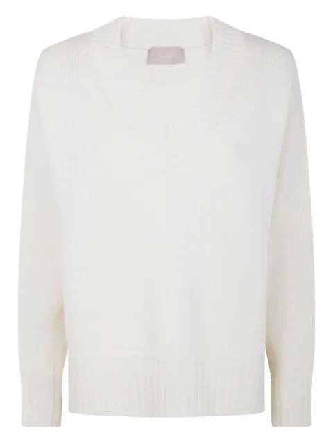 V-neck wool sweater by DRUMOHR