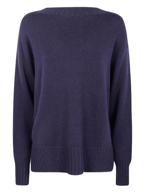 boat-neck wool sweater by DRUMOHR
