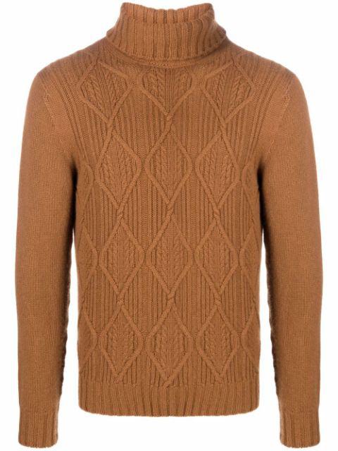 chunky turtleneck cashmere jumper by DRUMOHR