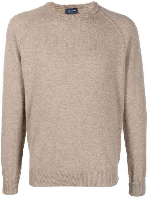 crew-neck cashmere jumper by DRUMOHR