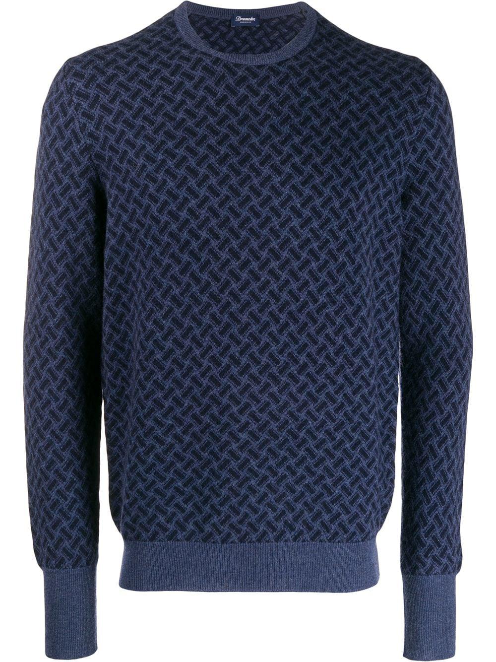 crew-neck cashmere sweater by DRUMOHR