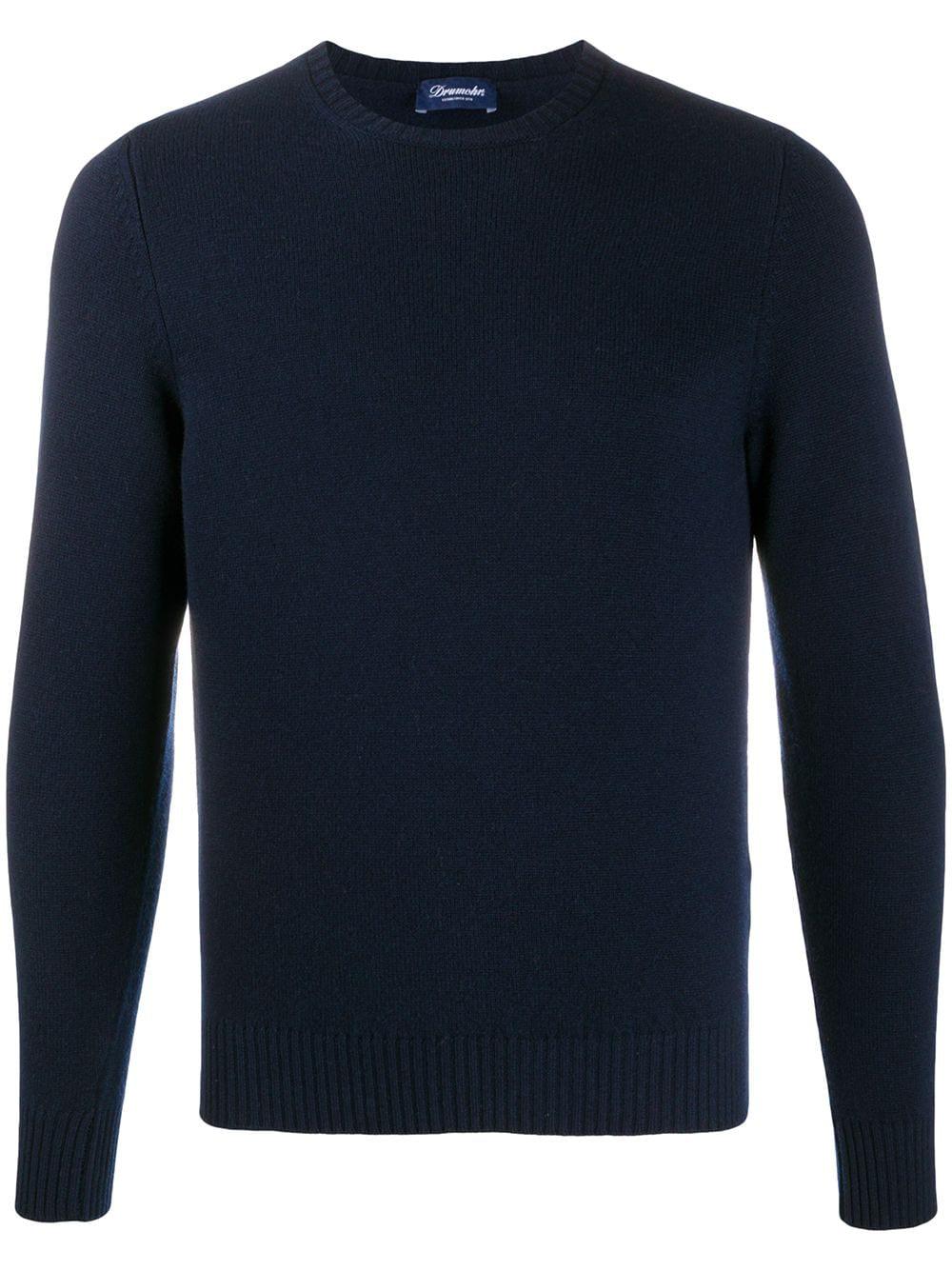 crew-neck cashmere sweater by DRUMOHR