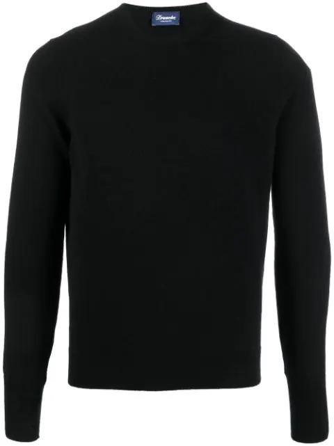 crew neck cashmere sweater by DRUMOHR