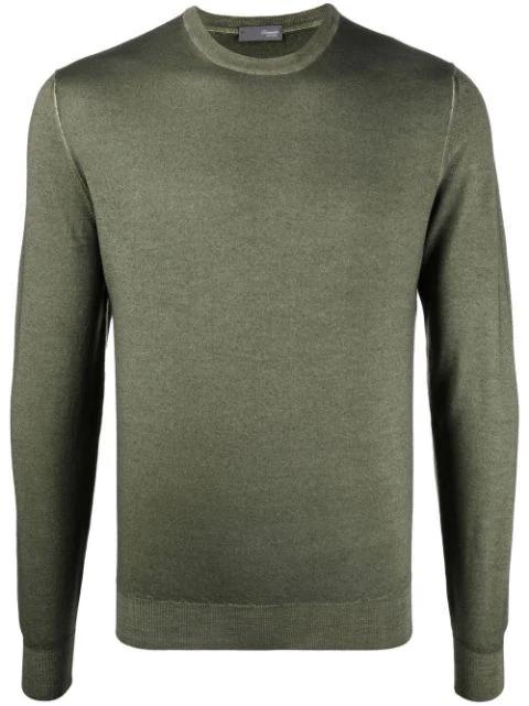 crew-neck knit jumper by DRUMOHR