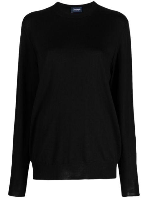 crew neck long-sleeve jumper by DRUMOHR