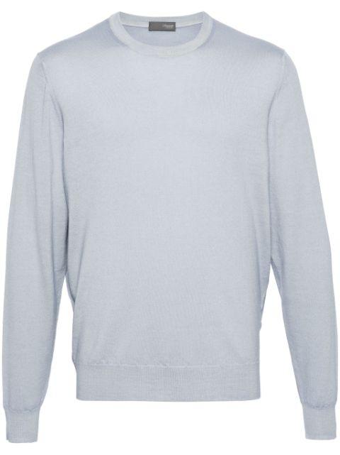 crew-neck merino jumper by DRUMOHR