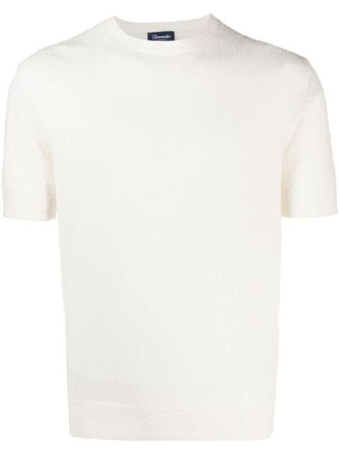 crew-neck short-sleeve jumper by DRUMOHR