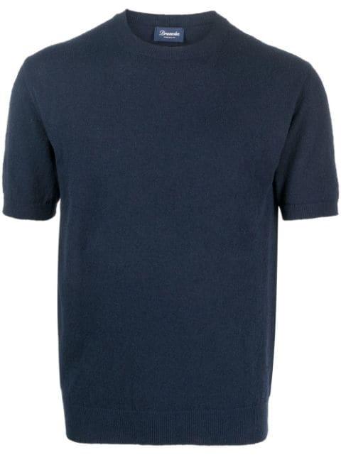 crew-neck short-sleeve jumper by DRUMOHR