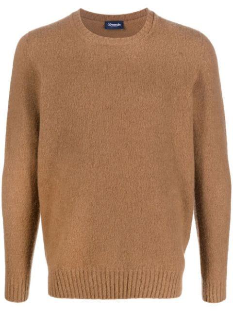 crew-neck wool jumper by DRUMOHR