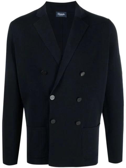 double-breasted button blazer by DRUMOHR