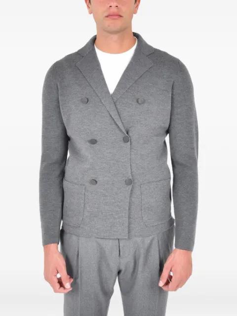 double-breasted wool blazer by DRUMOHR