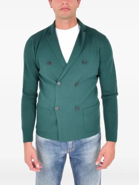 double-breasted wool blazer by DRUMOHR