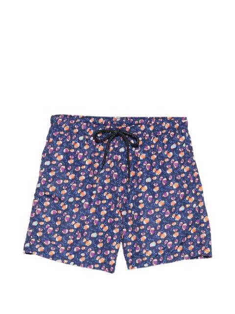 drawstring patterned swim shorts by DRUMOHR