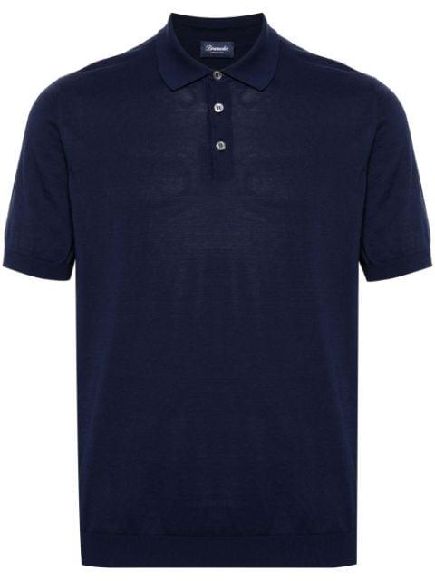 fine-knit polo shirt by DRUMOHR