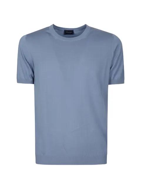 fine-knit short-sleeve T-shirt by DRUMOHR