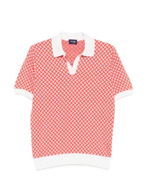 geometric-pattern T-shirt by DRUMOHR