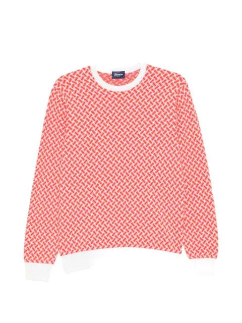 geometric-pattern sweater by DRUMOHR