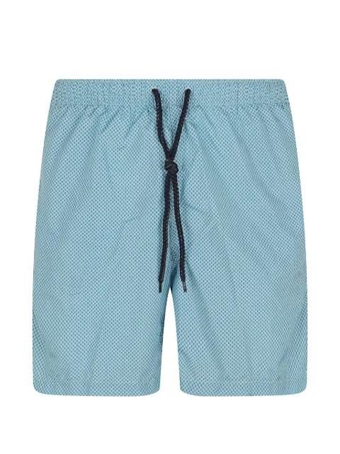 geometric-print drawstring swim shorts by DRUMOHR