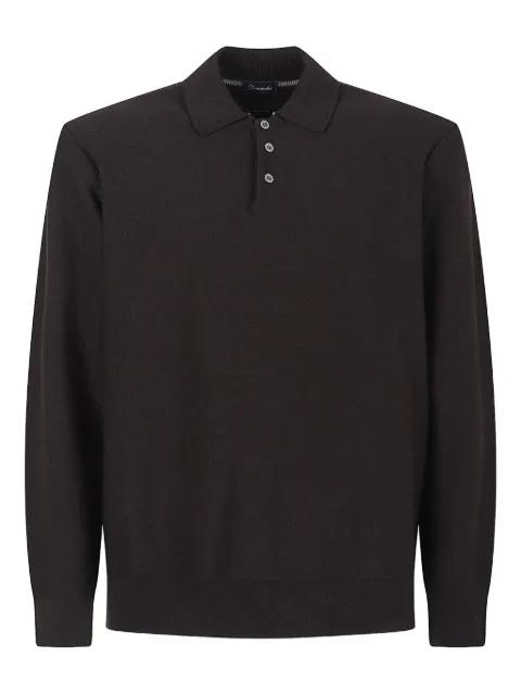 long-sleeve polo shirt by DRUMOHR