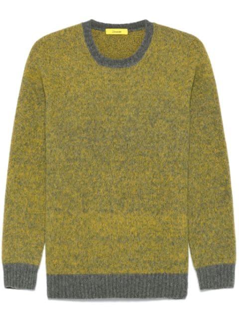 mélange-effect sweater by DRUMOHR