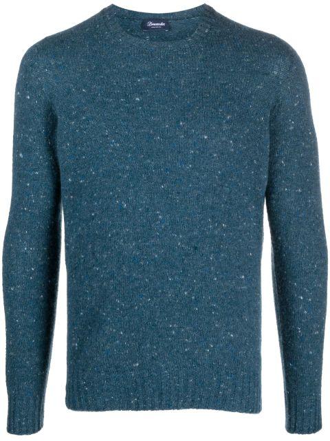 melange-effect knit jumper by DRUMOHR