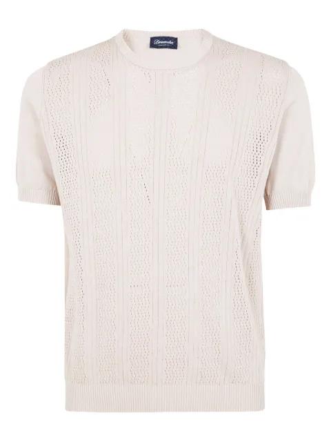 mesh-panel t-shirt by DRUMOHR