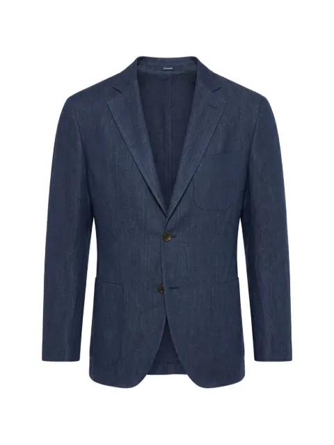 notch-lapel single-breasted blazer by DRUMOHR
